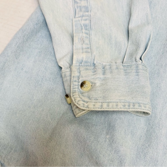 Vintage Hard Rock Cafe NY faded lightweight cotton denim mens size large - Picture 7 of 15